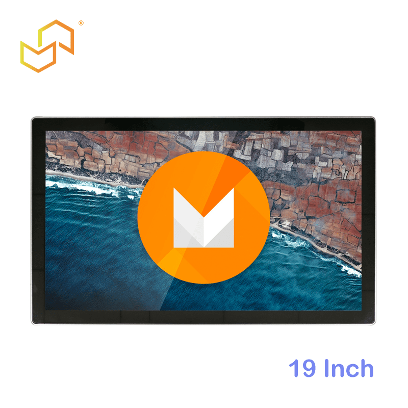 19 Inch Commercial Industrial Wall-Mounted Embedded Android Touchscreen