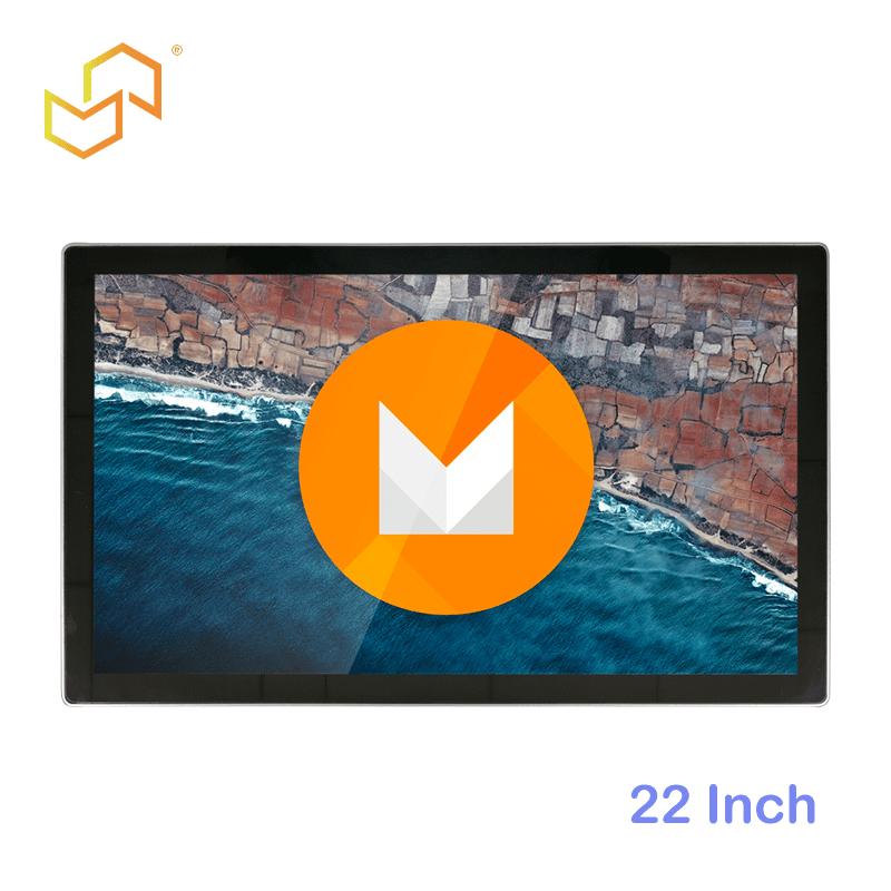 22 Inch Commercial Industrial Wall-Mounted Embedded Android Touchscreen