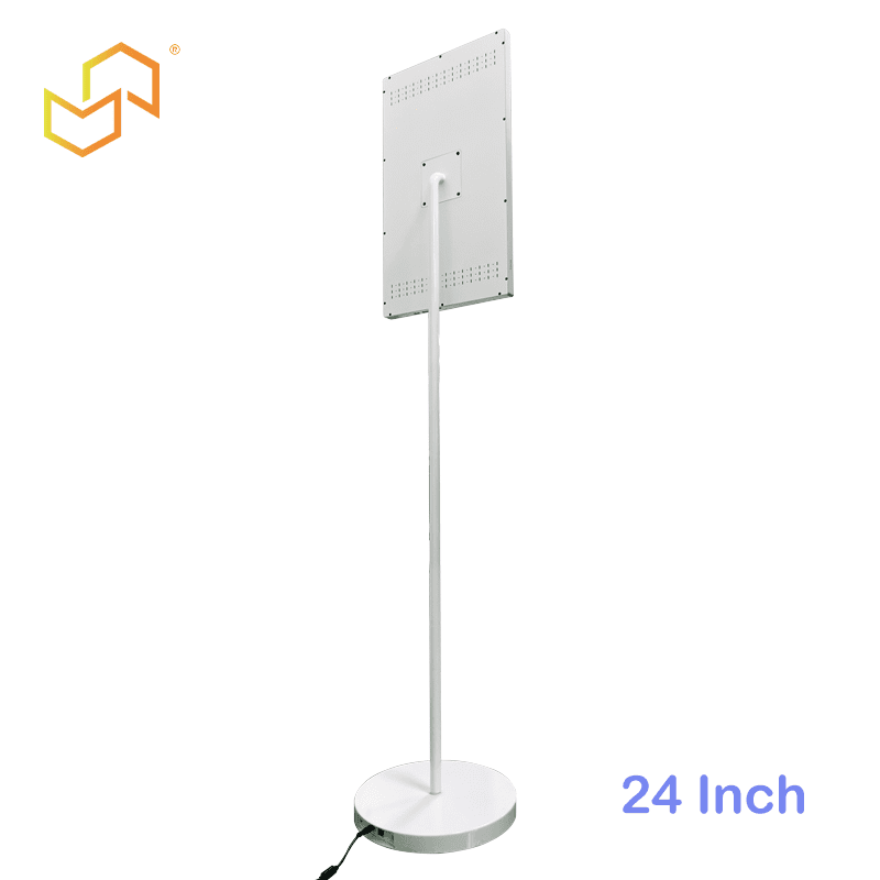 24 Inch Commercial White Android Kiosk