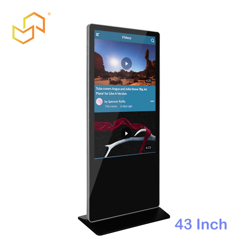 43 Inch Commercial Windows Infrared Touchscreen Kiosk