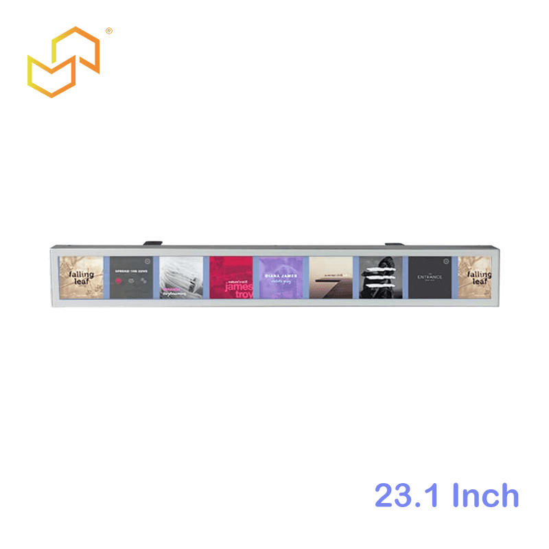 Commercial 600mm Strip Screen Ultra Wide Stretched Shelf Display