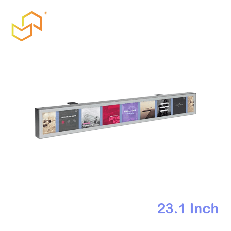 Commercial 600mm Strip Screen Ultra Wide Stretched Shelf Display