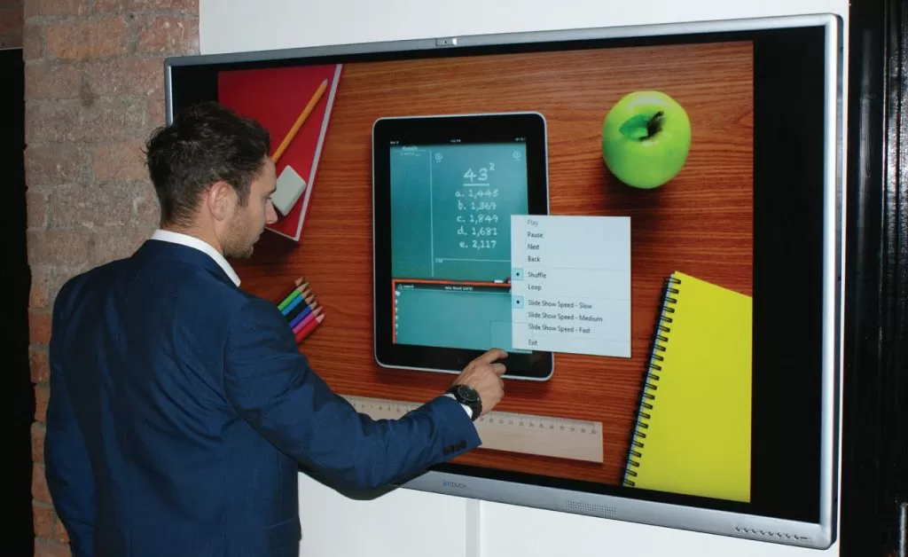 Enhance Business Presentations with Large Touch Screen Monitors